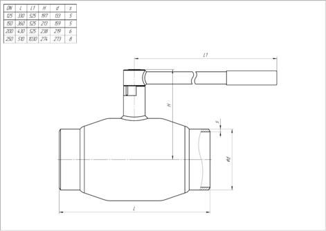 Кран шаровый резьбовой LD КШЦМ Gas 050.040.Н/П.03. из стали 09Г2С Ду50 Ру40 МПа в Магнитогорске