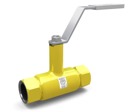 Кран шаровый резьбовой LD КШЦМ Gas 032.040.Н/П.02. стальной ст 20 Ду32 Ру40 МПа в Магнитогорске