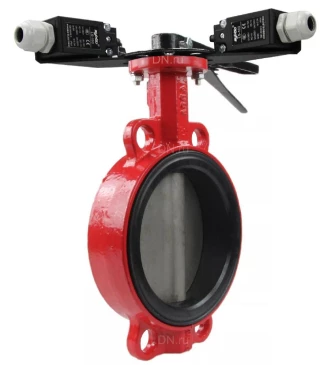 Затвор дисковый поворотный ABRA Ду125 Ру10/16 BUV-VF866D, межфланцевый, корпус - чугун, диск - нержавеющая сталь, рукоятка, EPDM в Магнитогорске